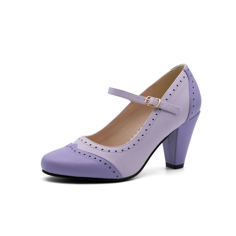 Amy™ | Scarpe con Tacco bicolores élégants à talon confortable