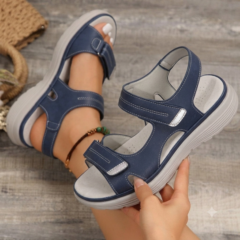 Sandali Comfort Regolabili Sophie - Blu