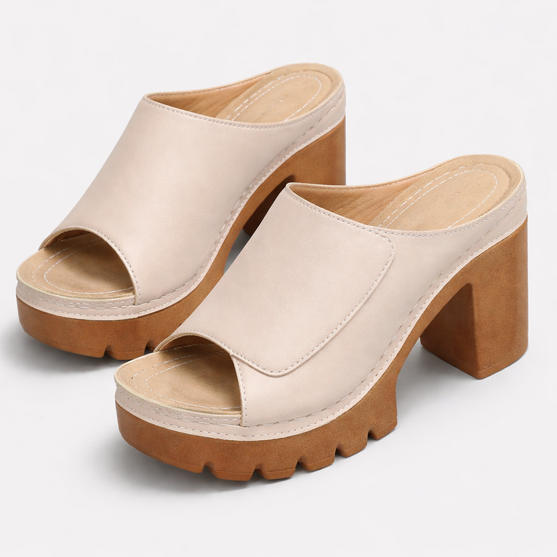 Orélianne | Mules Tacco Stabile Comfort