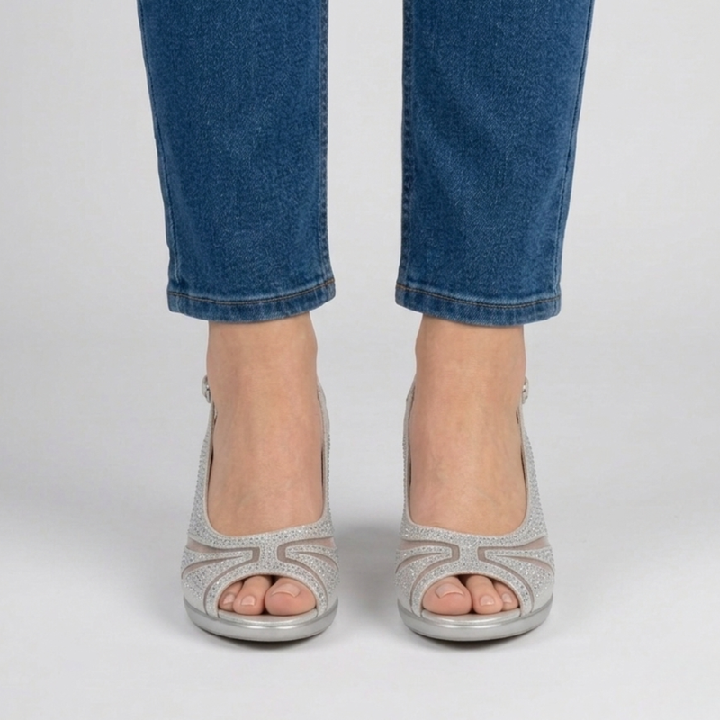 Élodiane | Scarpe con Tacco Aperte Sostegno Elegante