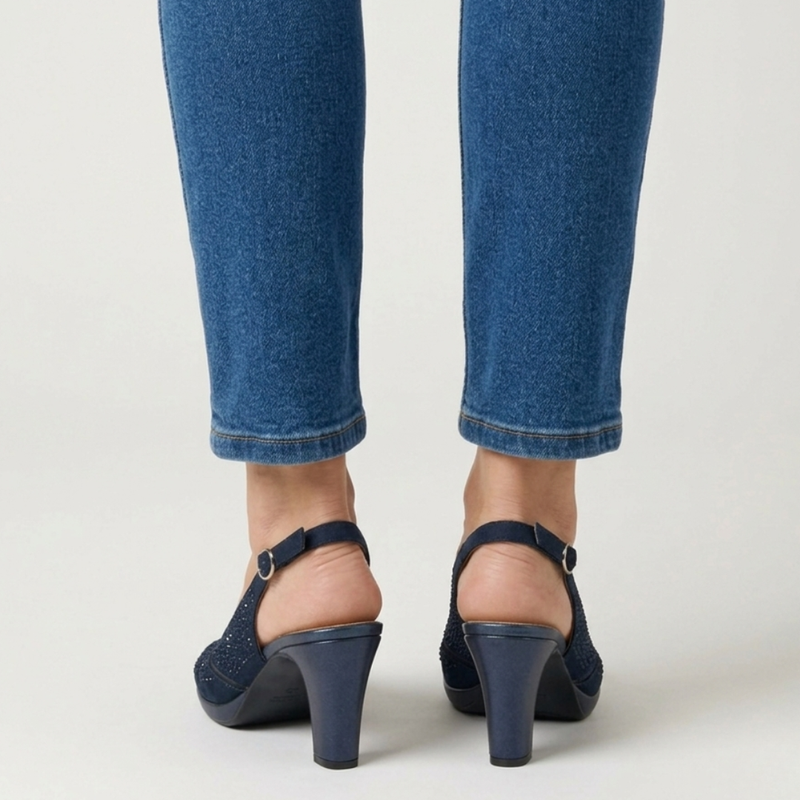 Élodiane | Scarpe con Tacco Aperte Sostegno Elegante