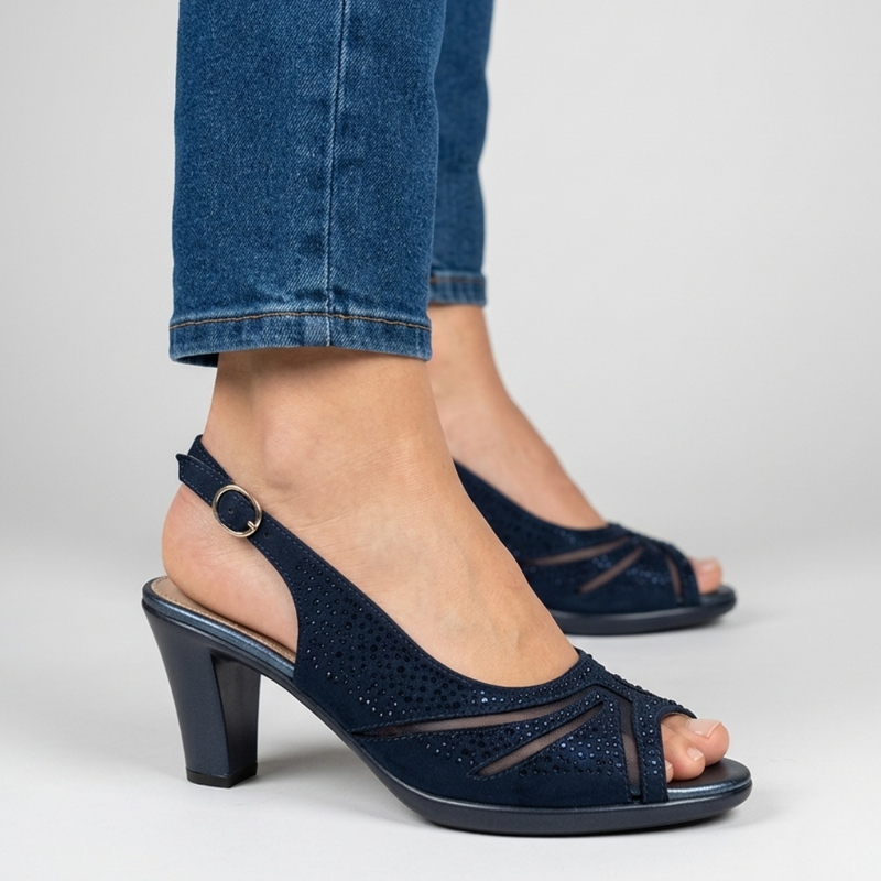 Élodiane | Scarpe con Tacco Aperte Sostegno Elegante