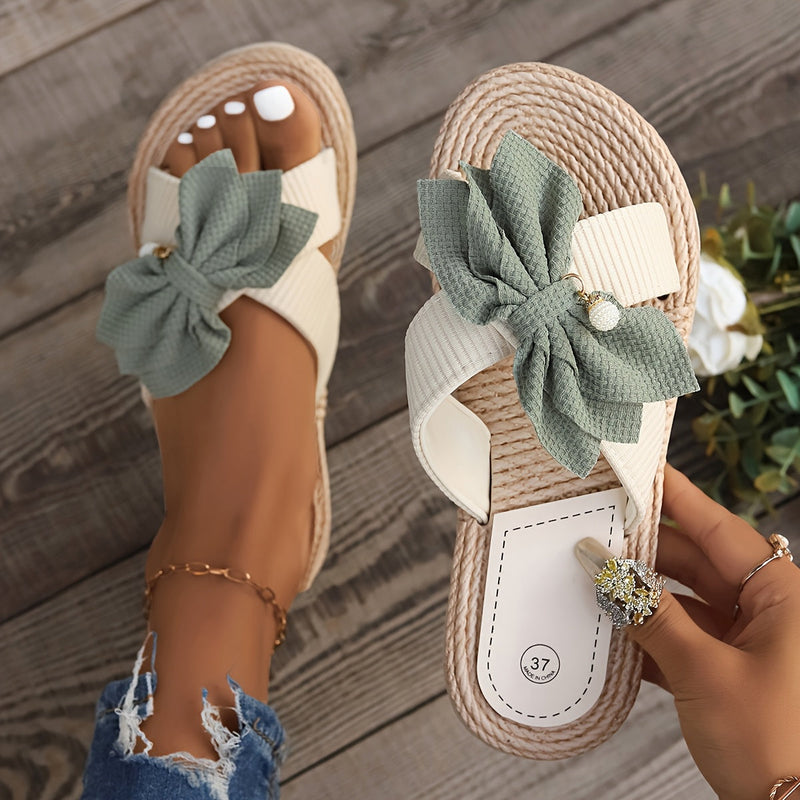 Elmira | Sandaloi con Piattaau Fiocco Elegante