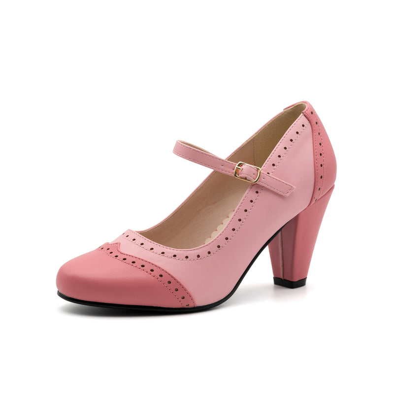 Amy™ | Scarpe con Tacco bicolores élégants à talon confortable