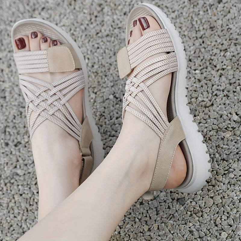 Soline | Sandaloi Sport-Chic à Semelle Haute