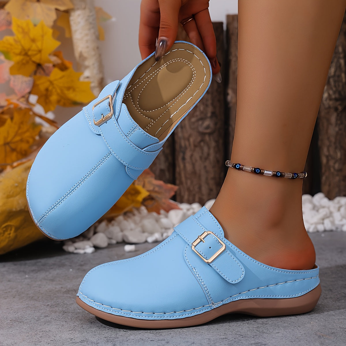 Velina | Zoccoli Fibbia Comfort Quotidiano