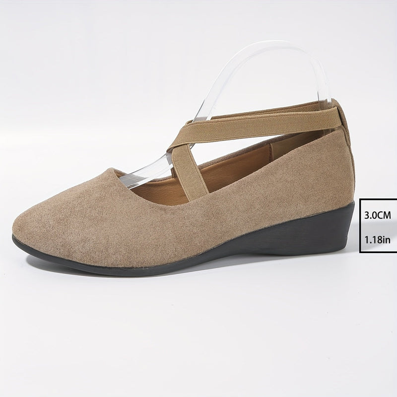 Élise® – Ballerina à brides croisées pour un confort raffiné