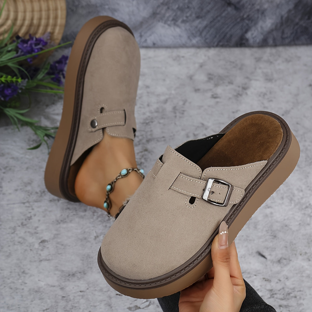 Elvara | Zoccoli con Piattaau Comfort Moderno