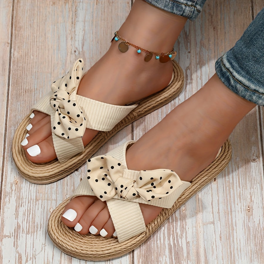 Elmira | Sandaloi con Piattaau Fiocco Elegante
