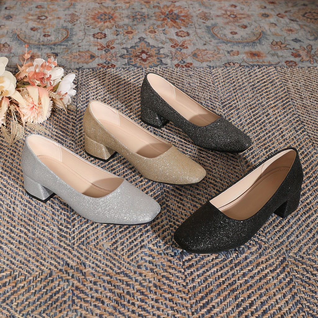 Élancée – Scarpe con Tacco Lucide à Tacco Moyen