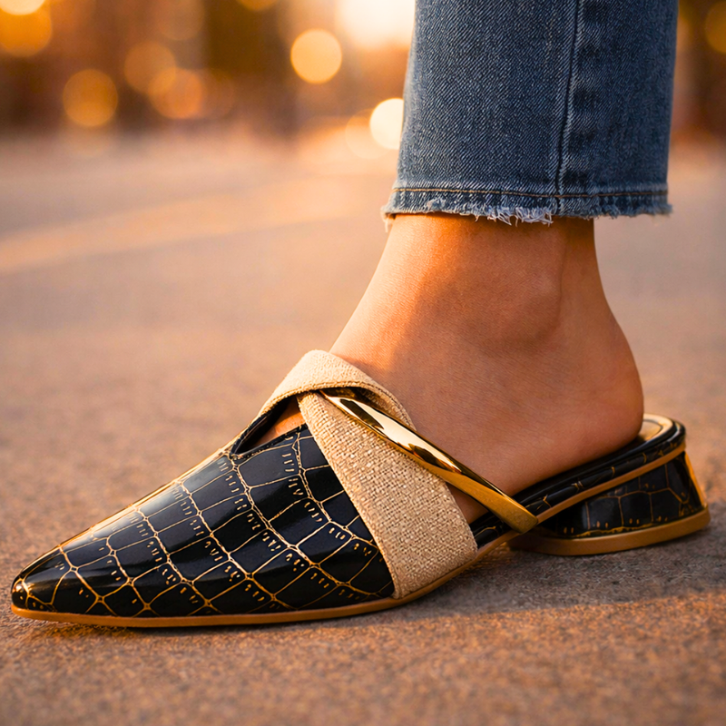 Seraphine | Mule Elegantee à Punta a Punta