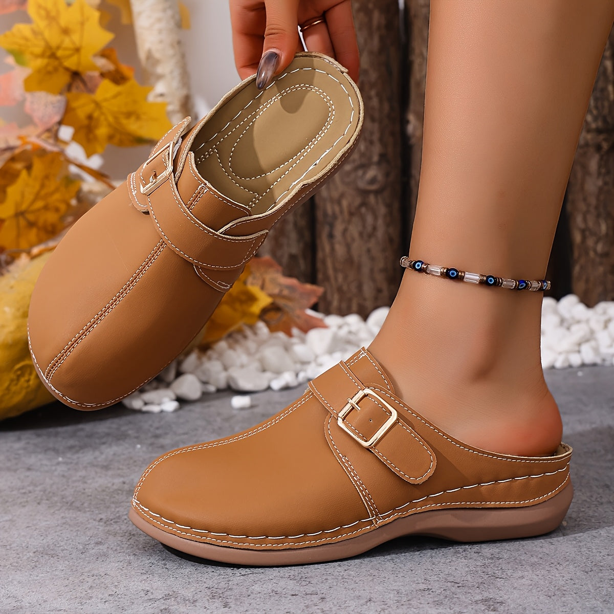 Velina | Zoccoli Fibbia Comfort Quotidiano
