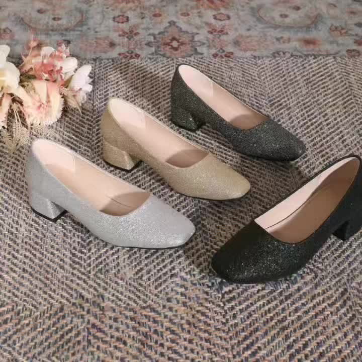 Élancée – Scarpe con Tacco Lucide à Tacco Moyen