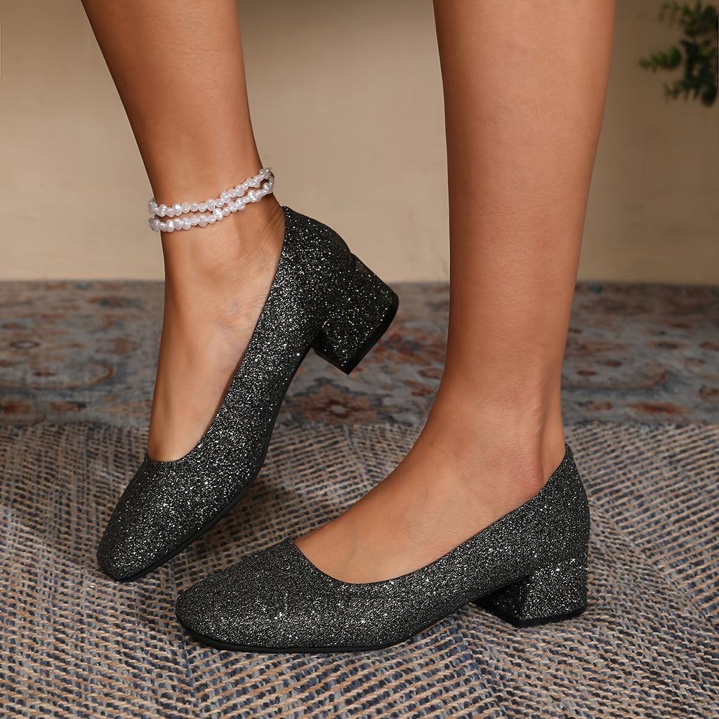 Élancée – Scarpe con Tacco Lucide à Tacco Moyen