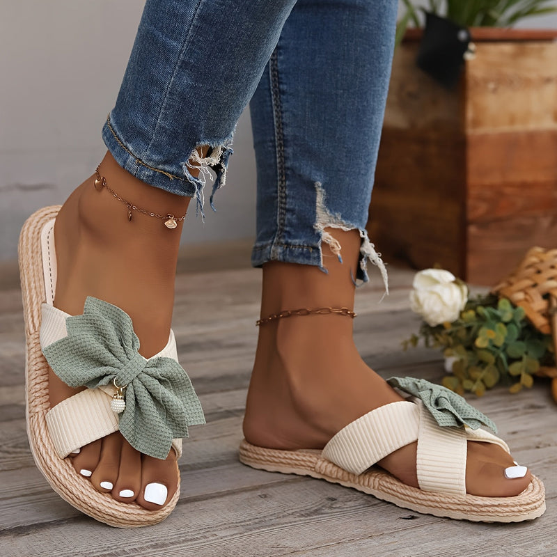 Elmira | Sandaloi con Piattaau Fiocco Elegante