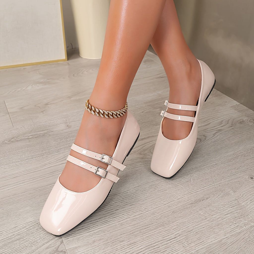Béatrice™ | Ballerina à bride double – Eleganza et confort absolu