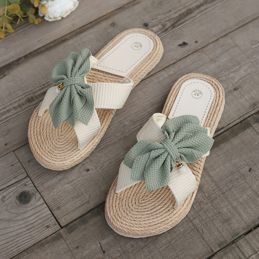 Elmira | Sandaloi con Piattaau Fiocco Elegante