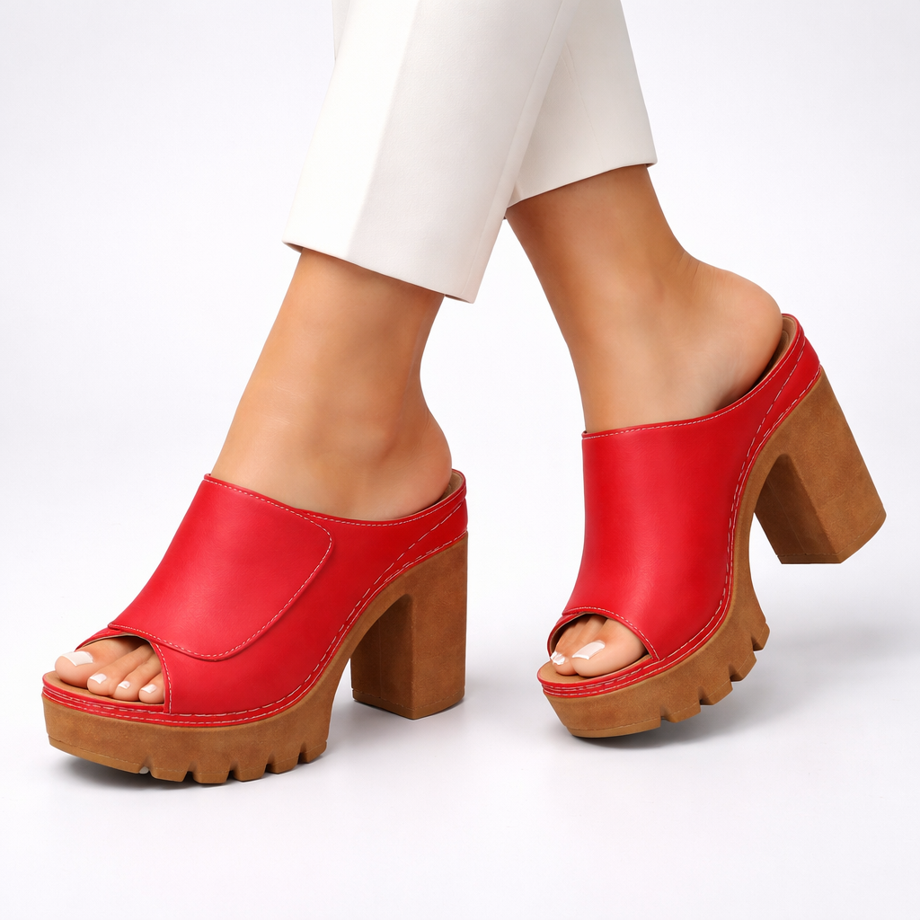 Orélianne | Mules Tacco Stabile Comfort