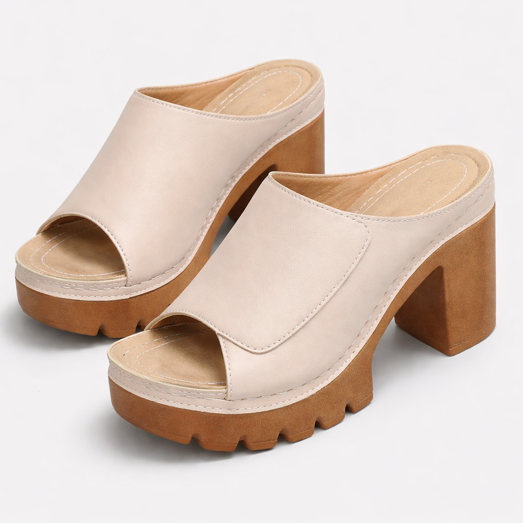 Orélianne | Mules Tacco Stabile Comfort