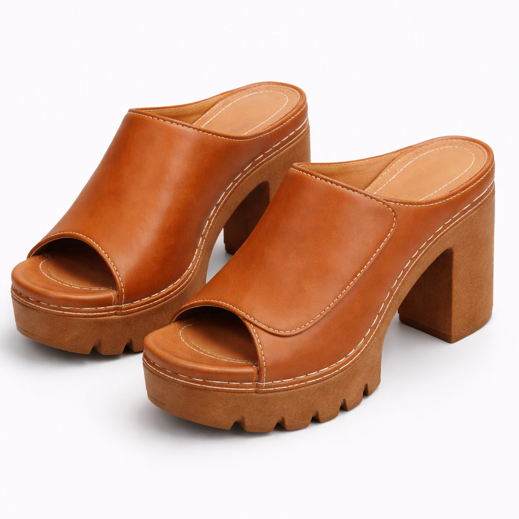 Orélianne | Mules Tacco Stabile Comfort