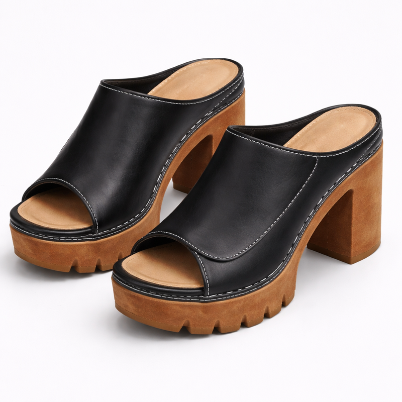 Orélianne | Mules Tacco Stabile Comfort