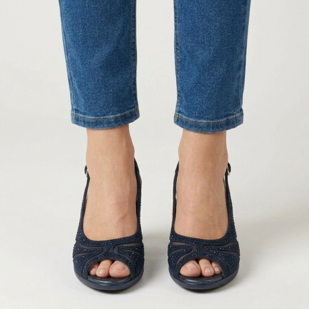 Élodiane | Scarpe con Tacco Aperte Sostegno Elegante