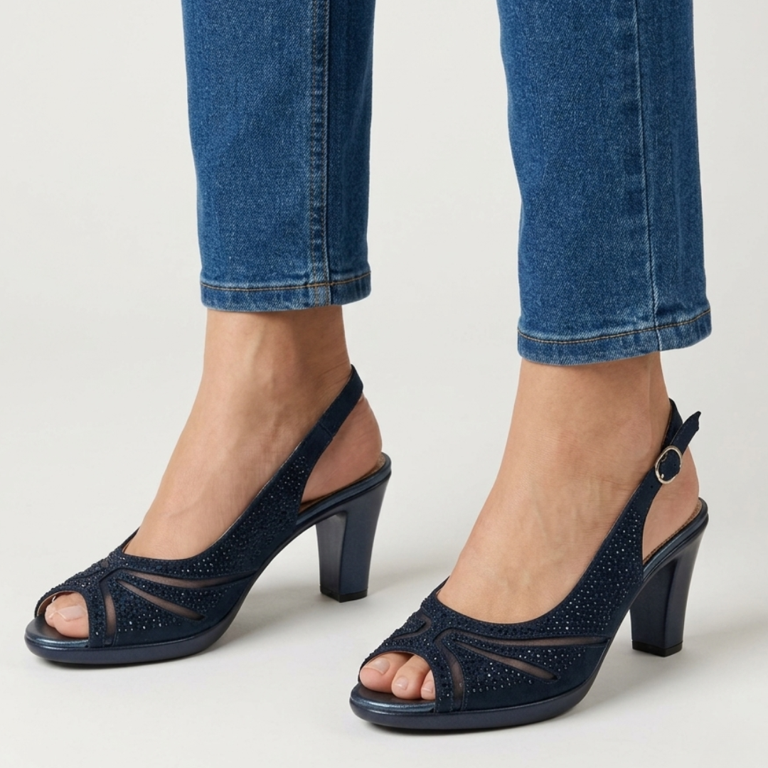 Élodiane | Scarpe con Tacco Aperte Sostegno Elegante