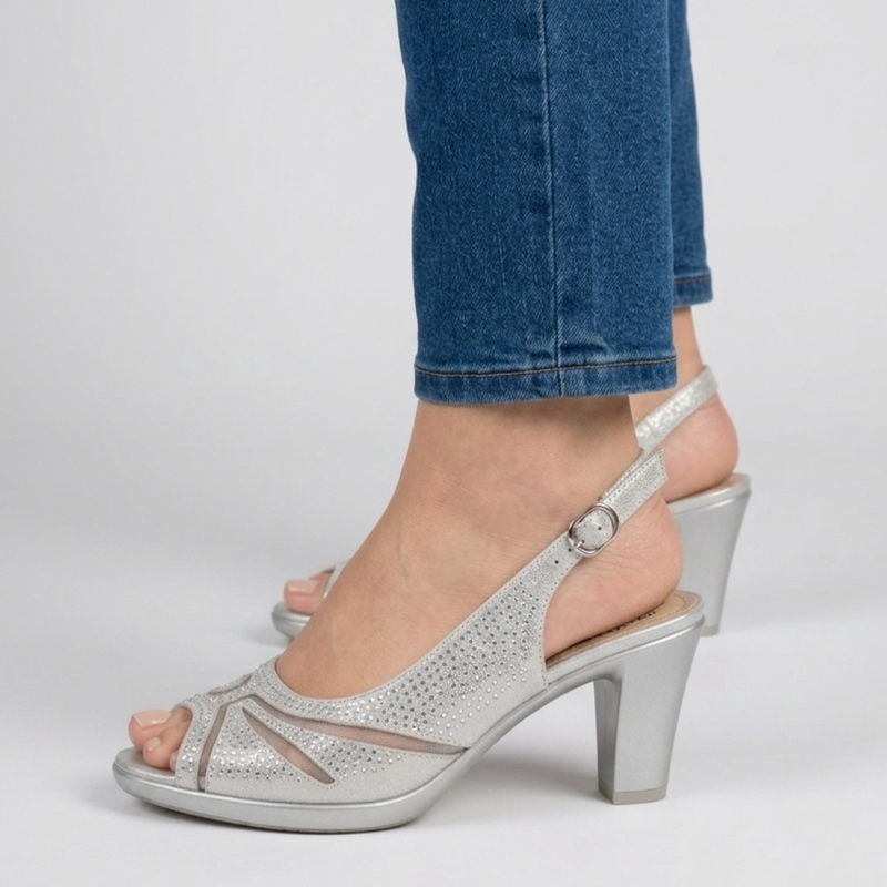 Élodiane | Scarpe con Tacco Aperte Sostegno Elegante