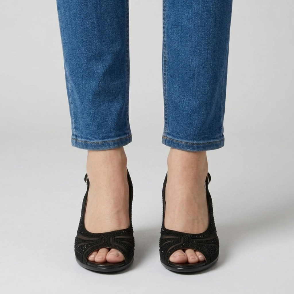 Élodiane | Scarpe con Tacco Aperte Sostegno Elegante