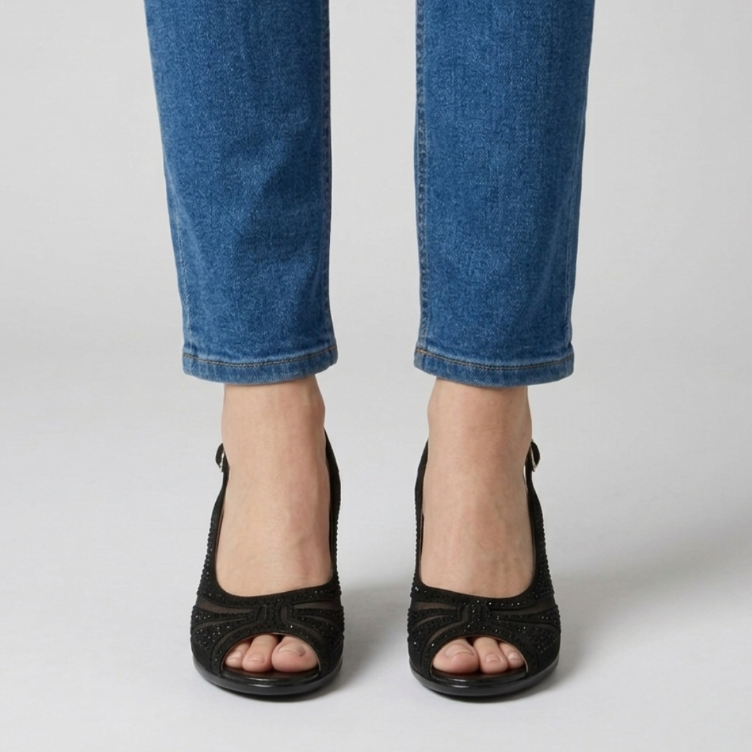Élodiane | Scarpe con Tacco Aperte Sostegno Elegante