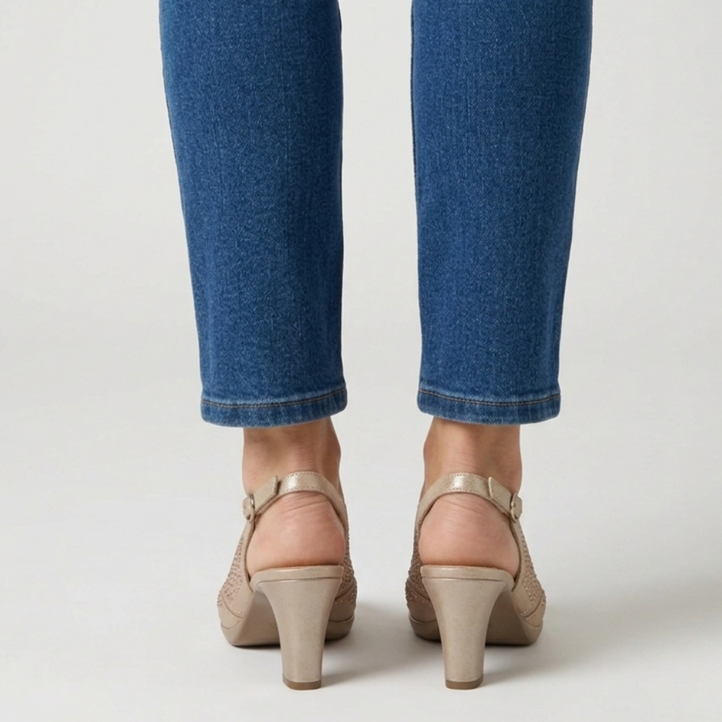 Élodiane | Scarpe con Tacco Aperte Sostegno Elegante