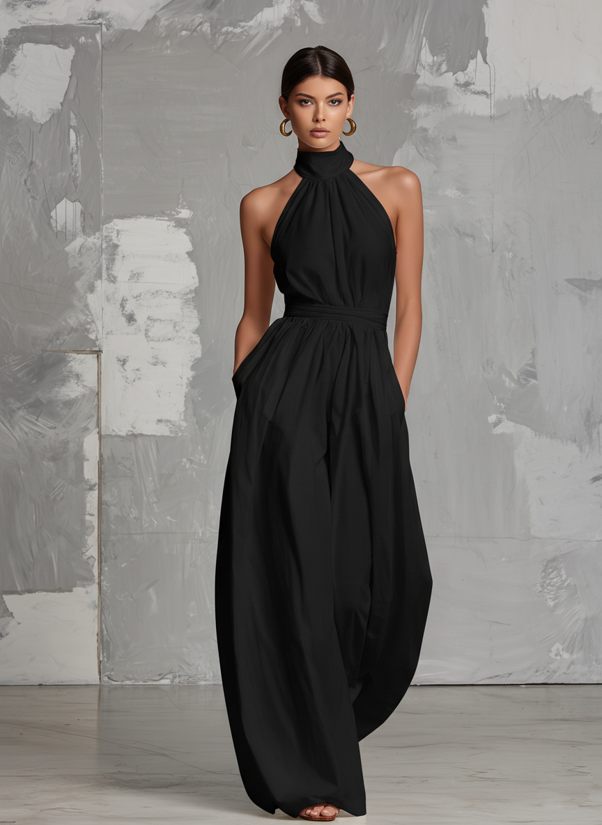 Zoltán | Tuta Elegante Intrecciata Senza Maniche