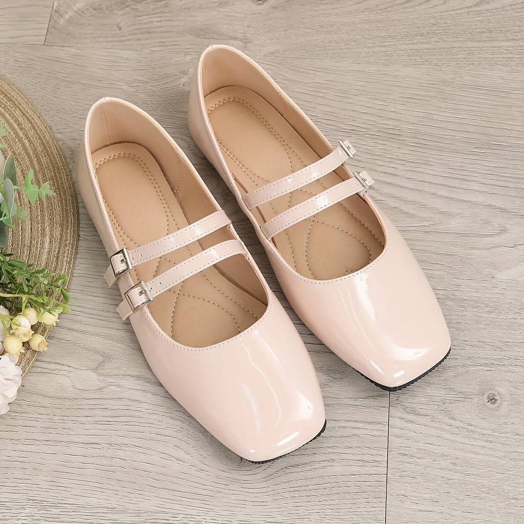 Béatrice™ | Ballerina à bride double – Eleganza et confort absolu