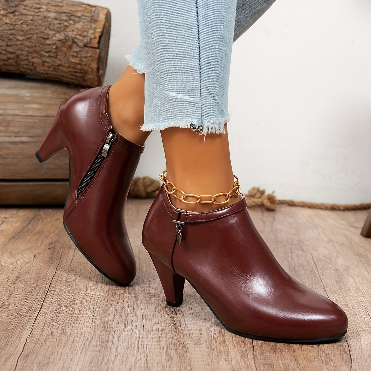 Florianne | Stivaletti Chic à Tacco Comfort