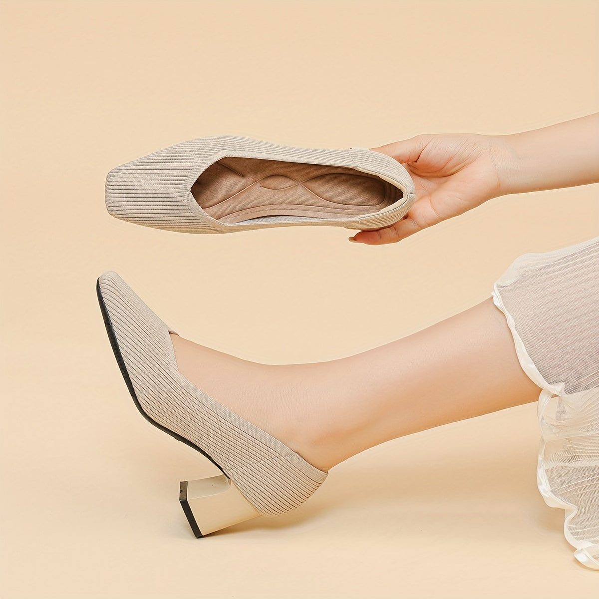 Marie – Scarpe con Tacco confortables à talon stable pour un maintien sans douleur