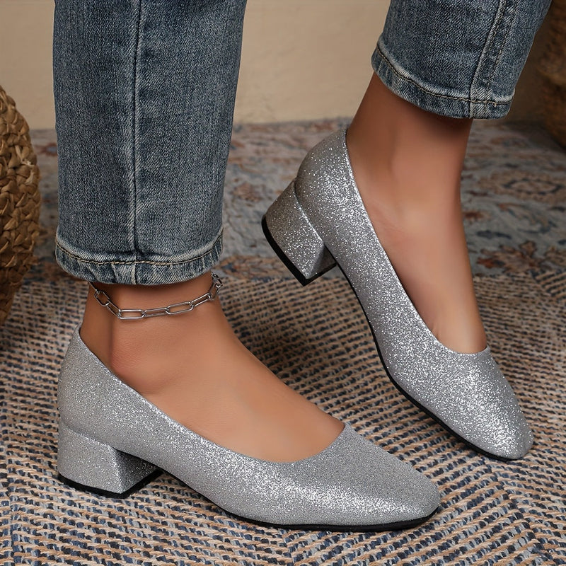Élancée – Scarpe con Tacco Lucide à Tacco Moyen