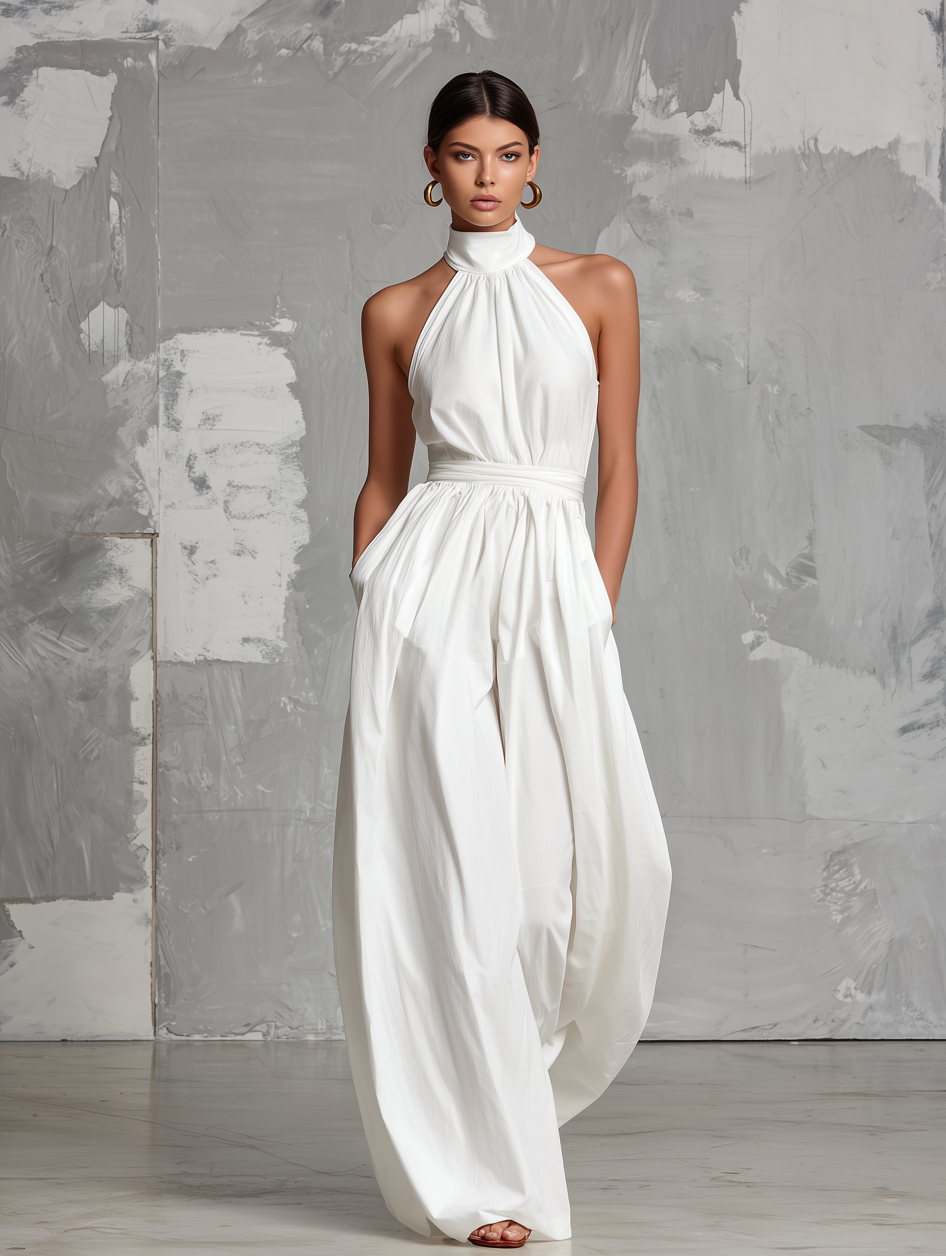 Zoltán | Tuta Elegante Intrecciata Senza Maniche
