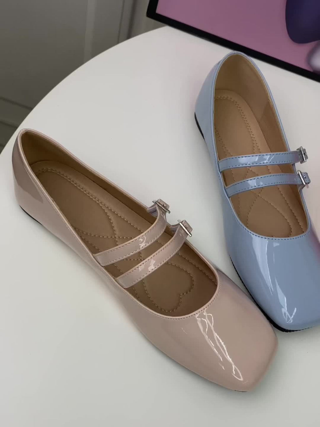 Béatrice™ | Ballerina à bride double – Eleganza et confort absolu
