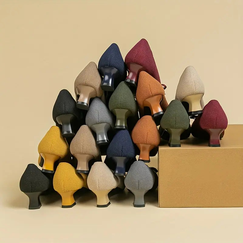 Élise | Scarpe con Tacco Bas Comfortables